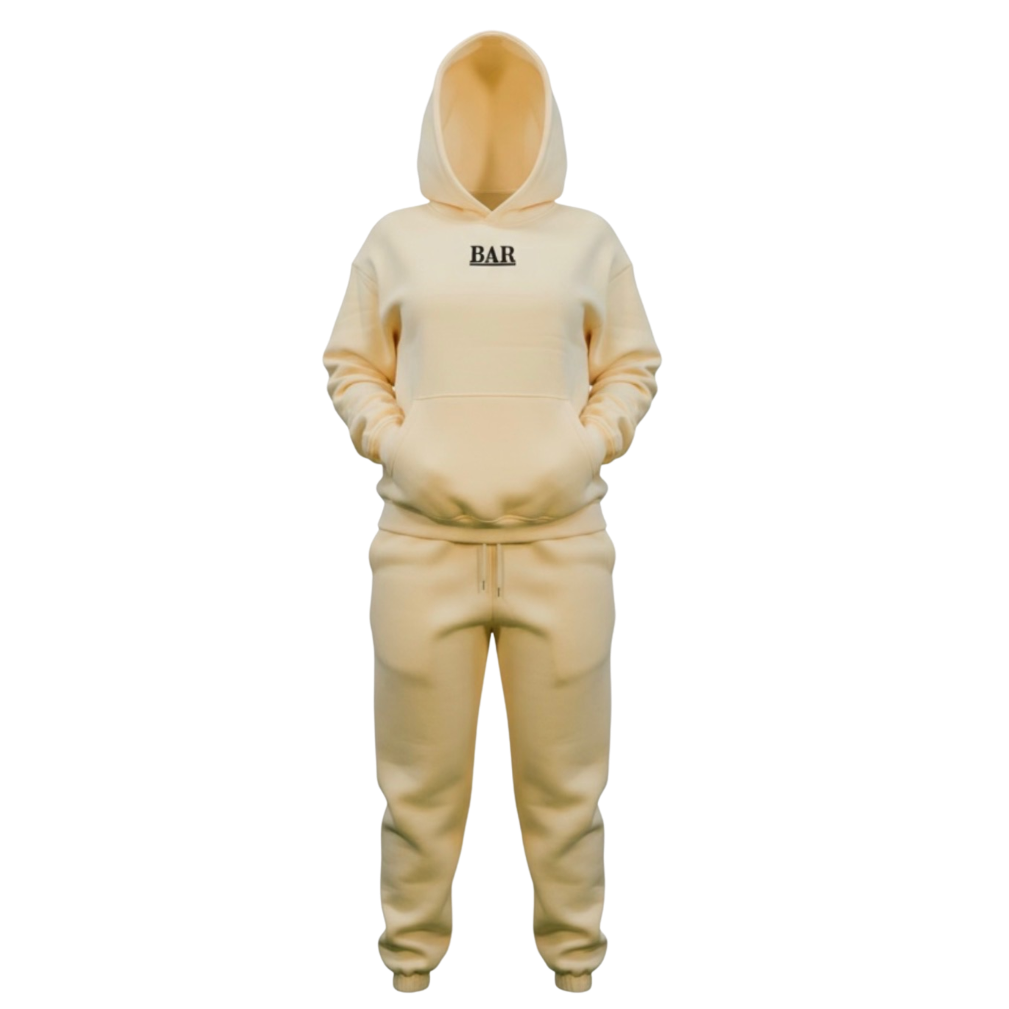 The Signature Set | Luxury French Terry Cream Jogging Suit