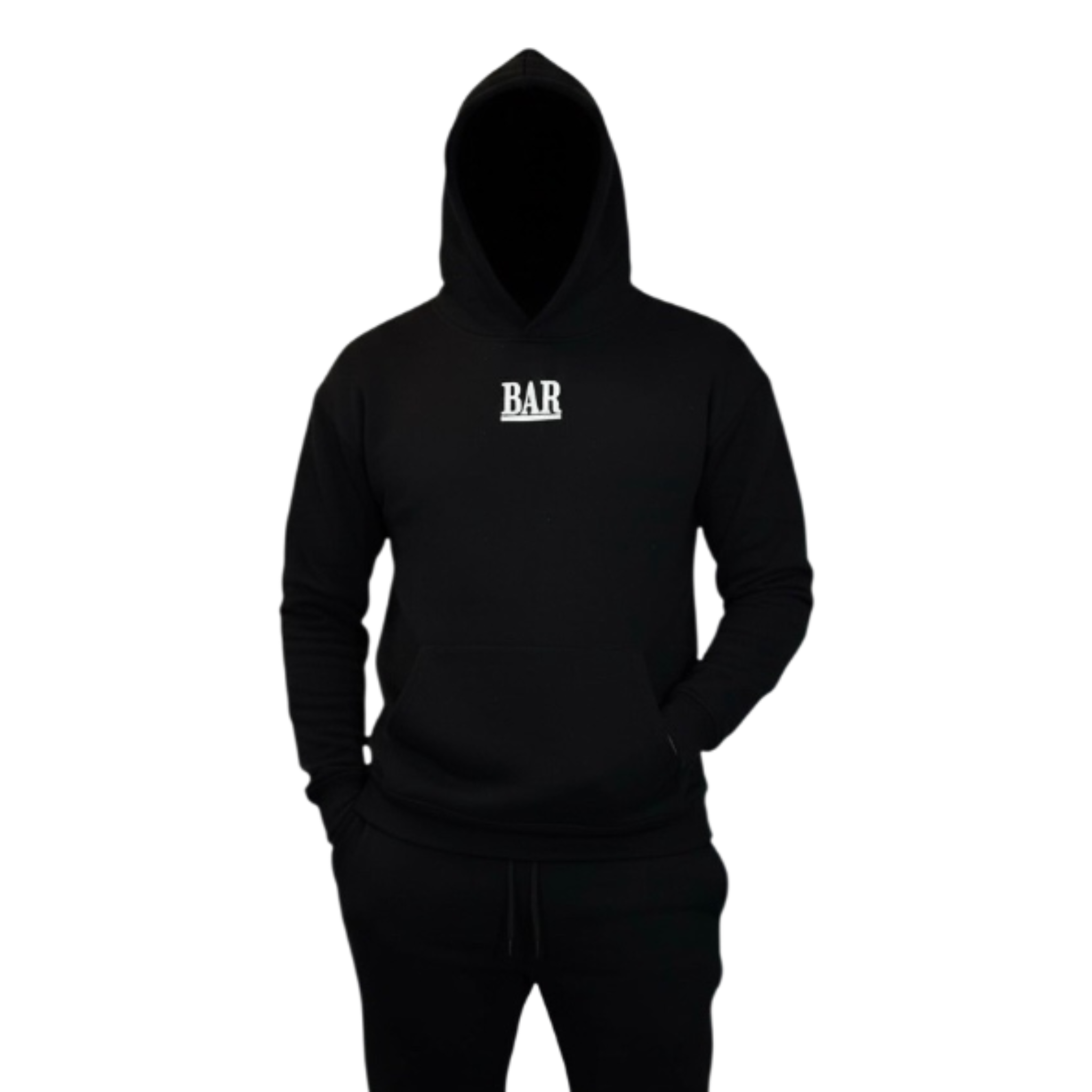 The Shadow Set | Premium Heavyweight Black Jogging Suit